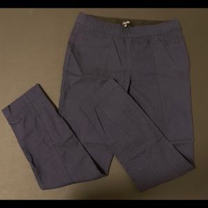 Cute Capri Denim Slacks with faux pockets